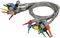 76-004A - Hook Clip Test Leads x8, 500mm, 60V, 2A