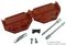 MHDPPK25-R-K - D-sub Hood, Plastic, Top Entry, Red, 25 Way, (DPPK25-R-K)