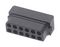 M80-1031298S - Rectangular Connector, Datamate L-Tek M80-103, 12 Contacts, Socket, 2 mm, Crimp, 2 Row