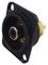 NF2D-B-0 - Phono D Socket, Black, Black