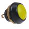 59-115 - Switch, Push, SPNO, Momentary, Metal Round, Yellow