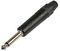 NP2X-BAG - Jack Plug, 6.35mm, Mono, Straight, Black