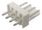 22-27-2041 - Wire-to-Board Header, Vertical, Friction Lock, 4 Way, KK 254