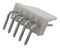 22-05-7058 - Header, Square Pin, 0.1", 5 Way