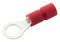 RVE1-3.2. - Red 3.2mm Ring Crimp Terminal, 100 Pack