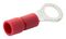 RVE1-3.2. - Red 3.2mm Ring Crimp Terminal, 100 Pack