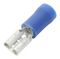 FDD2-187(5) - Blue 4.8mm x 0.5 Female Push On Crimp Terminal, 100 Pack