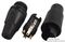 NC3FXX-B - Socket, XLR, Black, Gold
