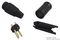 NC3MXX-B - Plug, XLR, Black, Gold