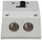 AC30 - Twin Coaxial Surface Mount Switch Outlet Box