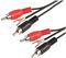 CBBR0659 - Phono (RCA) Twin Male to Twin Male Lead, 1.2m Black