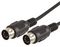 5P-5P DIN SCREENED6M - 5 Pin 180 Degree Midi DIN Plug to Plug Lead, 6m
