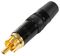 NYS373-0 - Phono Plug, Black