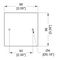81511-RC - 1-Gang Single XLR / Speakon / RJ45 Wall Plate Black - Rounded Corners