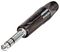NP3X-BAG - Jack Plug, 6.35mm, Stereo, Straight, Black