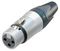 NC3FXX-HE - XLR Socket, 3 Pole, Heat Resist