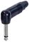 NP2RX-BAG - 6.35mm Jack Plug, Mono, 90 Degree, Black