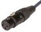 90483 - 3 Pin XLR + Powercon Male to Female Extension Lead, 6m Black