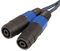 FS13150 - 2 Pole Speakon Male to 2x Female Splitter Lead, 1.5m Blue