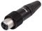 RT4FCT-B - Mini-XLR, In Line Socket, Screwlock, 4 Pole