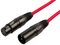 XF-XM150RD - 3 Pin XLR Male to Female Patch Lead, 1.5m Red