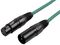 XF-XM600GN - 3 Pin XLR Male to Female Patch Lead, 6m Green