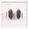PELR0096 - 1 Gang Multimedia Wall Plate, 2x HDMI Sockets Vertical