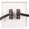 PELR0098 - 1 Gang Multimedia Wall Plate, 2x HDMI Sockets