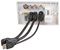 PELR0106 - 2 Gang Multimedia Wall Plate, 2x HDMI / VGA / USB B / RJ45 / RCA /Composite Sockets