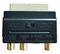 PSG91279 - SCART Adaptor, 1x SCART, 3x Phono & Mini-DIN