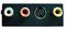 PSG91279 - SCART Adaptor, 1x SCART, 3x Phono & Mini-DIN