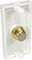 AV-MOD1FCONN - 1x F-Type Connector Female to Female Euro Module 50 x 25mm - Coupler