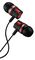 CNE-CEP3R - Stereo Earphones with Inline Microphone, Red