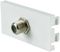 122.520UK - FSAT Socket Wall Plate Module, 50x25mm