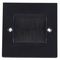 PSG3273 - 1 Gang Faceplate, Black Plate / Black Brush