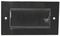 PSG3276 - 2 Gang Faceplate, Black Plate / Black Brush