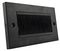 PSG3276 - 2 Gang Faceplate, Black Plate / Black Brush