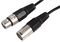 PSG3349-XLR-1.5M - 3 Pin XLR Male to XLR Female Microphone Lead, 1.5m Nickel