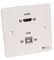 AVP337 - 1 Gang HDMI/USB-B Wall Plate