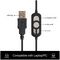 PSG3434 - Stereo Headphones USB  with Microphone