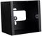 AVP752 - 75mm 1 Gang Metal Surface Box, Black
