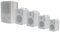 P602HA - 10W 3" Installation Speakers 100V/8 Ohm with Bracket, White (pair)