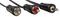 205110 - Stereo 3.5mm Jack to 2x RCA Audio Lead, 1.5m