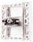 F267SE - 1 Gang 2x Phono Audio Multimedia Wallplate