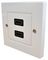 F267SC - 1 Gang Twin HDMI 2.0 Multimedia Wallplate