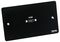 AVP602 - 2 Gang HDMI 2.0 Multimedia Face Plate, Black