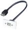 20-1030/HDMIUSBB - 1 Gang Snap-In Modular HDMI & USB Kit with 3m Cables