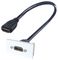 20-1030/HDMIUSBB - 1 Gang Snap-In Modular HDMI & USB Kit with 3m Cables