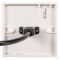 PSG3537 - 1 Gang Multimedia Wall Plate, HDMI 2.1
