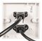 PSG3538 - 1 Gang Multimedia Wall Plate, HDMI 2.1 / USB-A